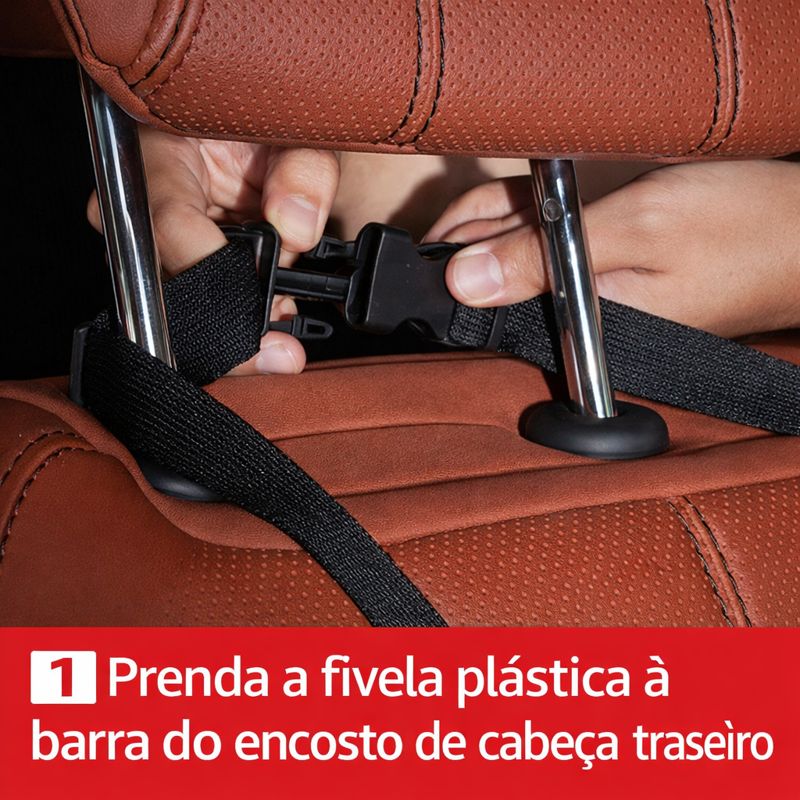 Prender fivela no encosto traseiro